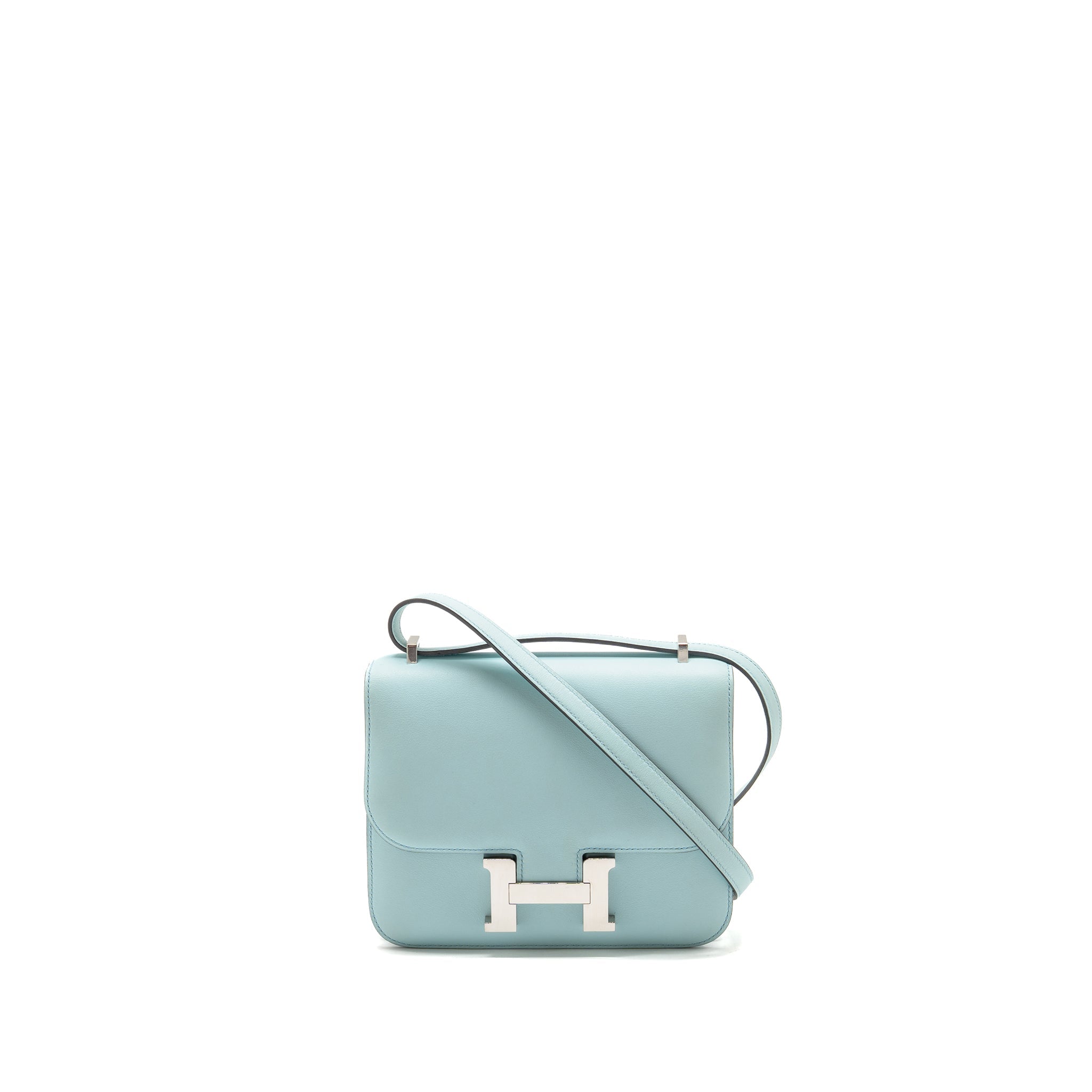 HERMES MINI CONSTANCE SWIFT BLUE ZEPHYR/CACTUS SHW