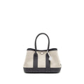 HERMES NEO GARDEN PARTY 23 CANVAS/NEGONDA ECRU/BLEU GLACIER/ARDOISE SHW