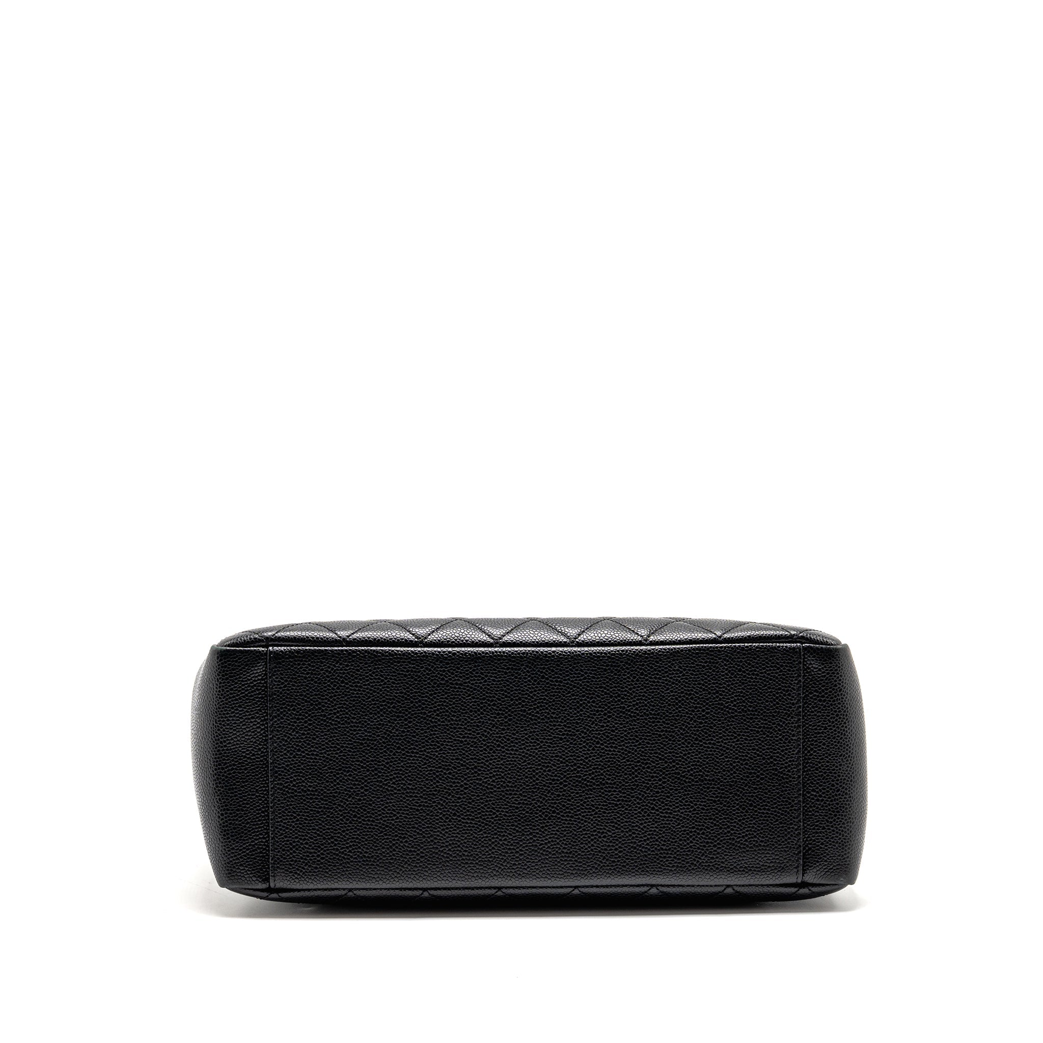 CHANEL GRAND SHOPPING TOTE BAG CAVIAR BLACK GHW