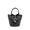 HERMES PICOTIN 22 LOCK BAG CLEMENCE VERT VERTIGO SHW