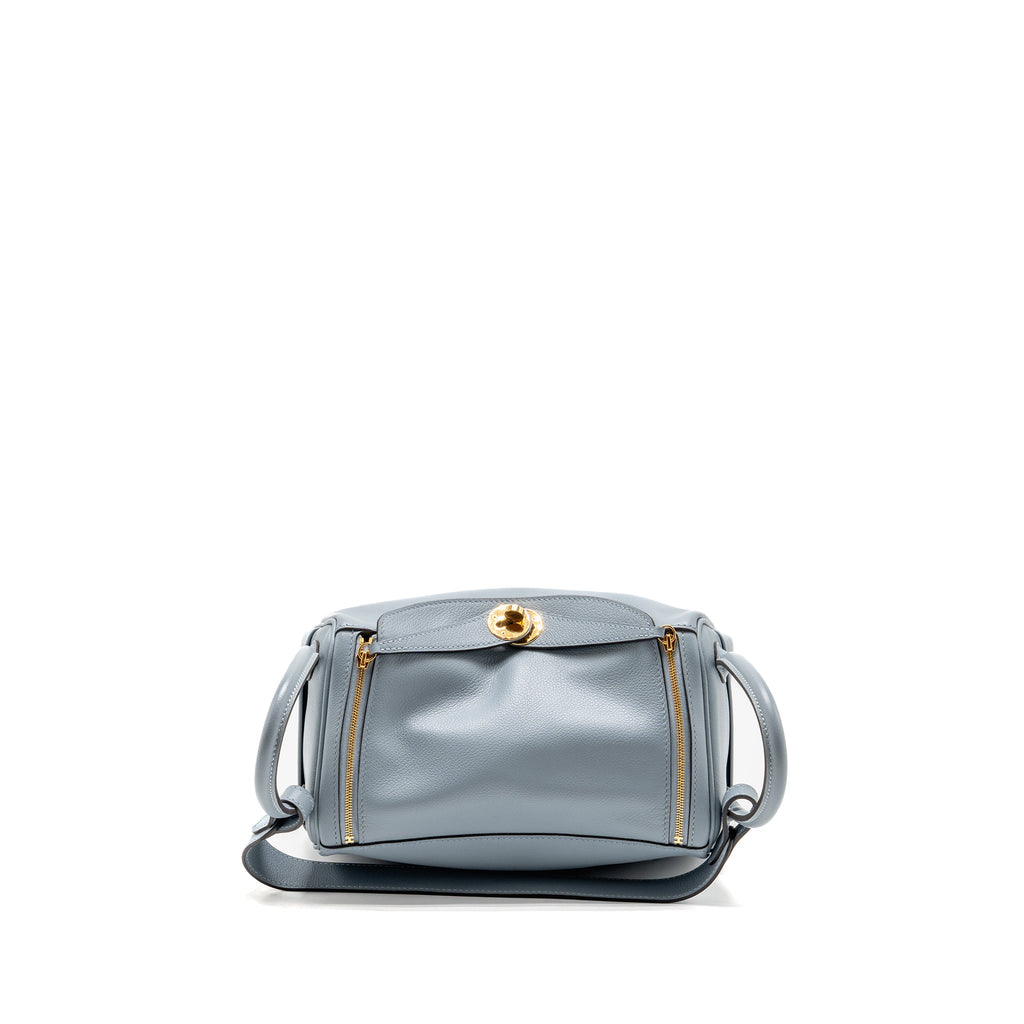 HERMES LINDY 26 EVERCOLOR BLEU LIN GHW