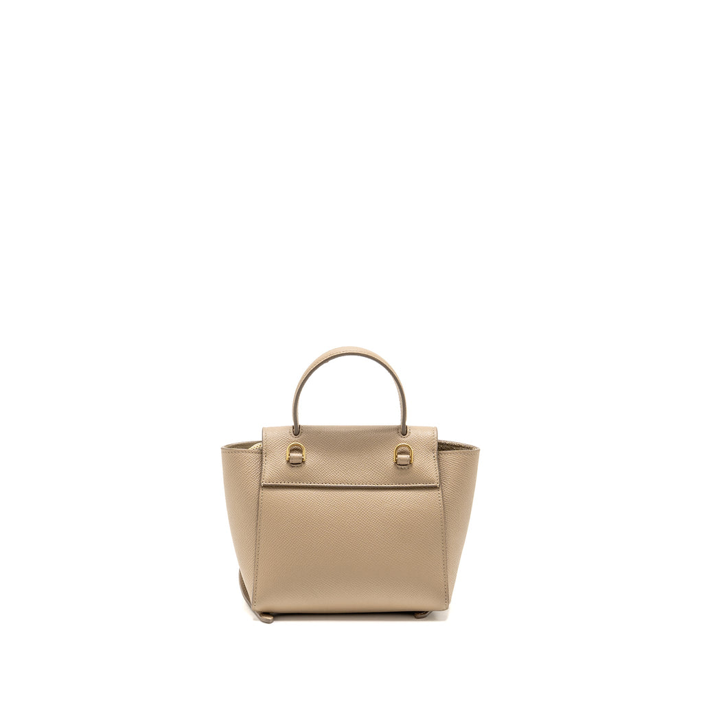 CELINE PICO BELT BAG GRAINED CALFSKIN BEIGE GHW