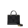 LOUIS VUITTON ONTHEGO PM MONOGRAM EMPREINTE LEATHER BLACK GHW