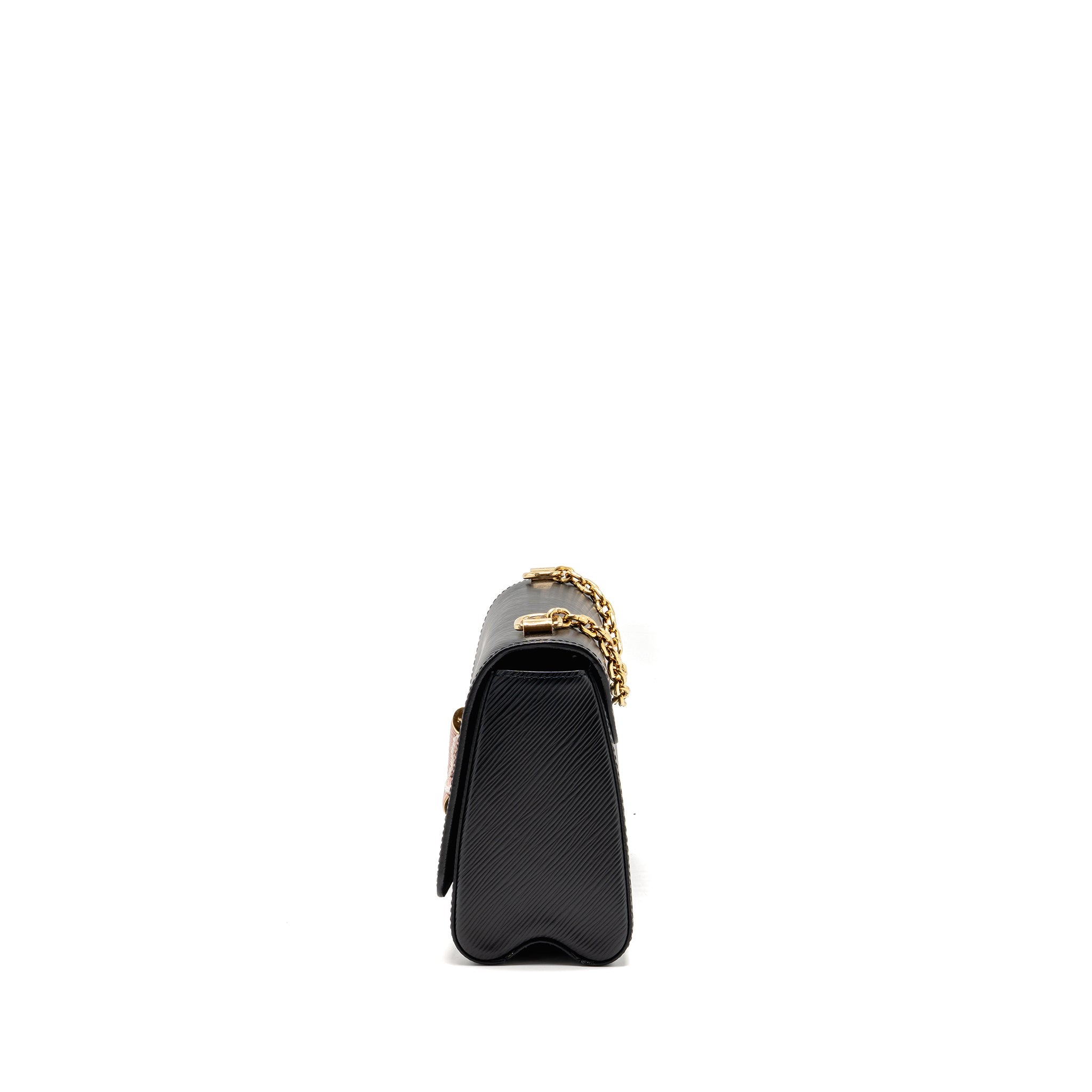 LOUIS VUITTON TWIST MM EPI BLACK/PINK GHW