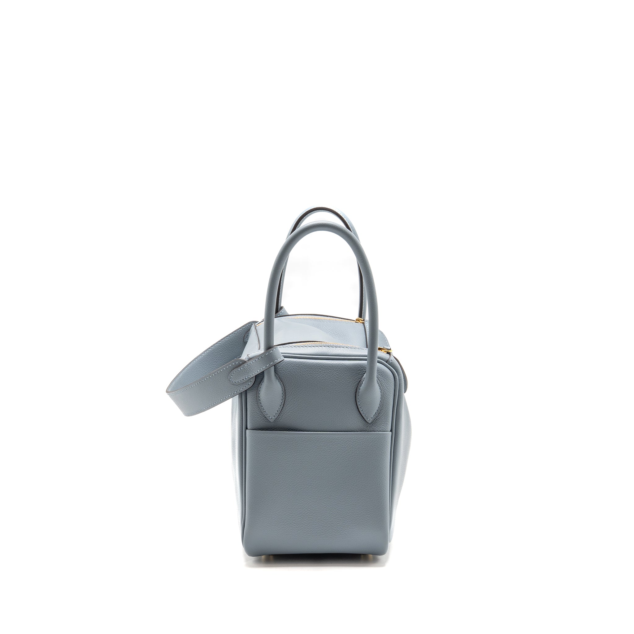 HERMES LINDY 26 EVERCOLOR BLEU LIN GHW