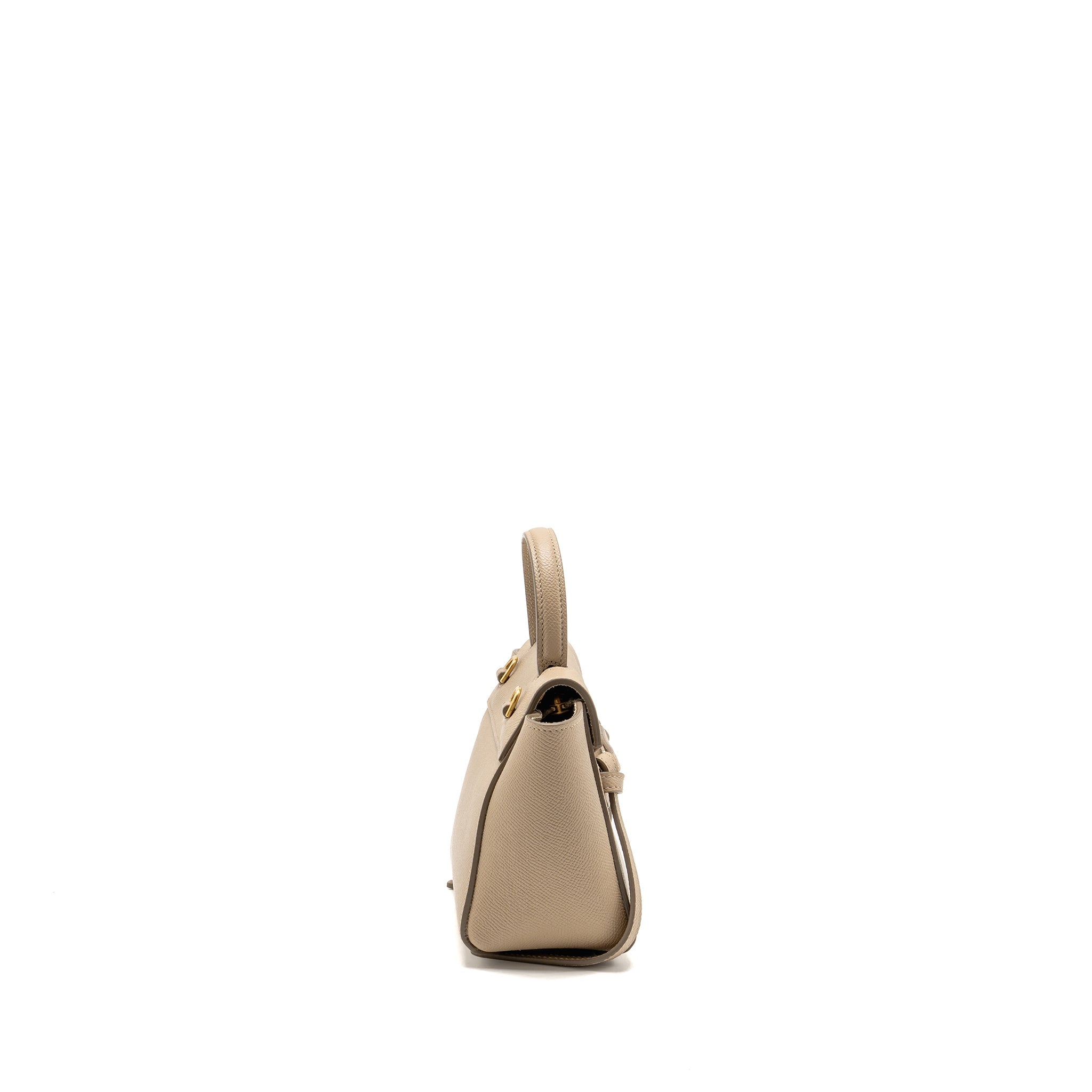 CELINE PICO BELT BAG GRAINED CALFSKIN BEIGE GHW