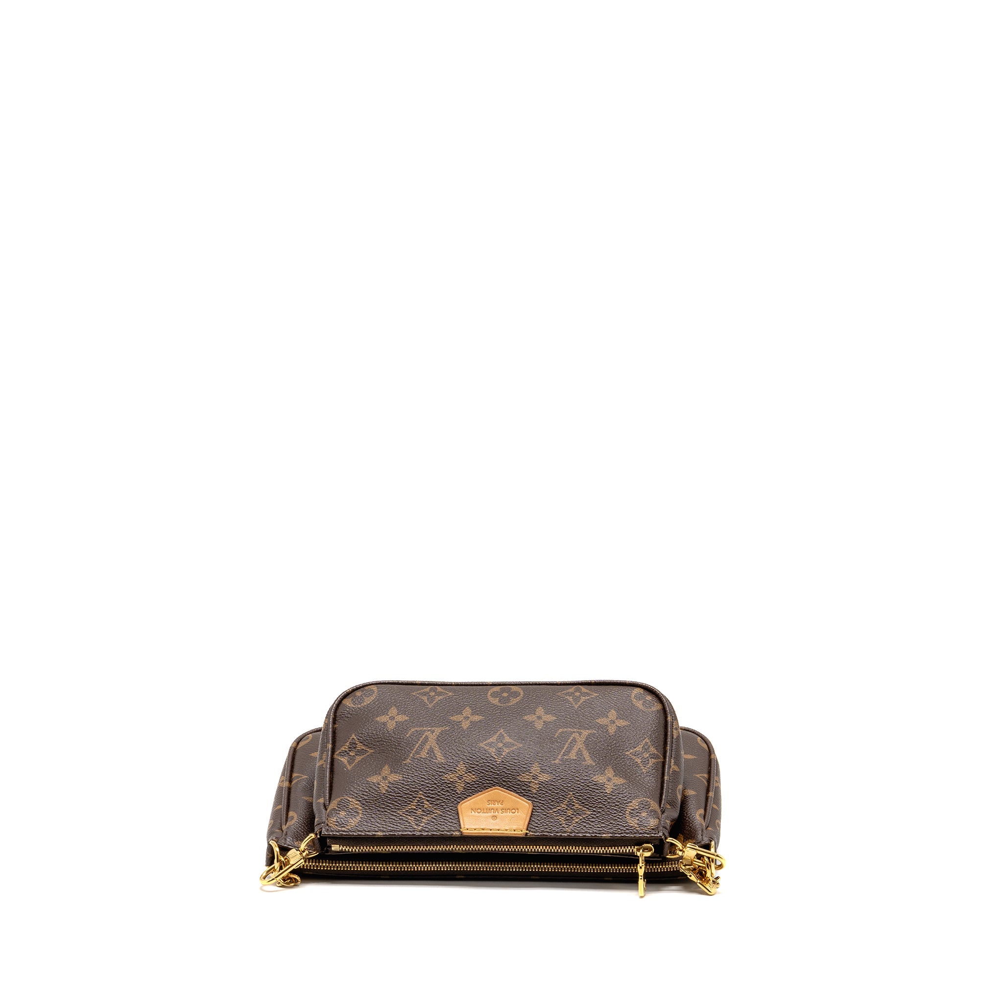 LOUIS VUITTON MULTI POCHETTE ACCESSOIRES MONOGRAM CANVAS KHAKI GHW