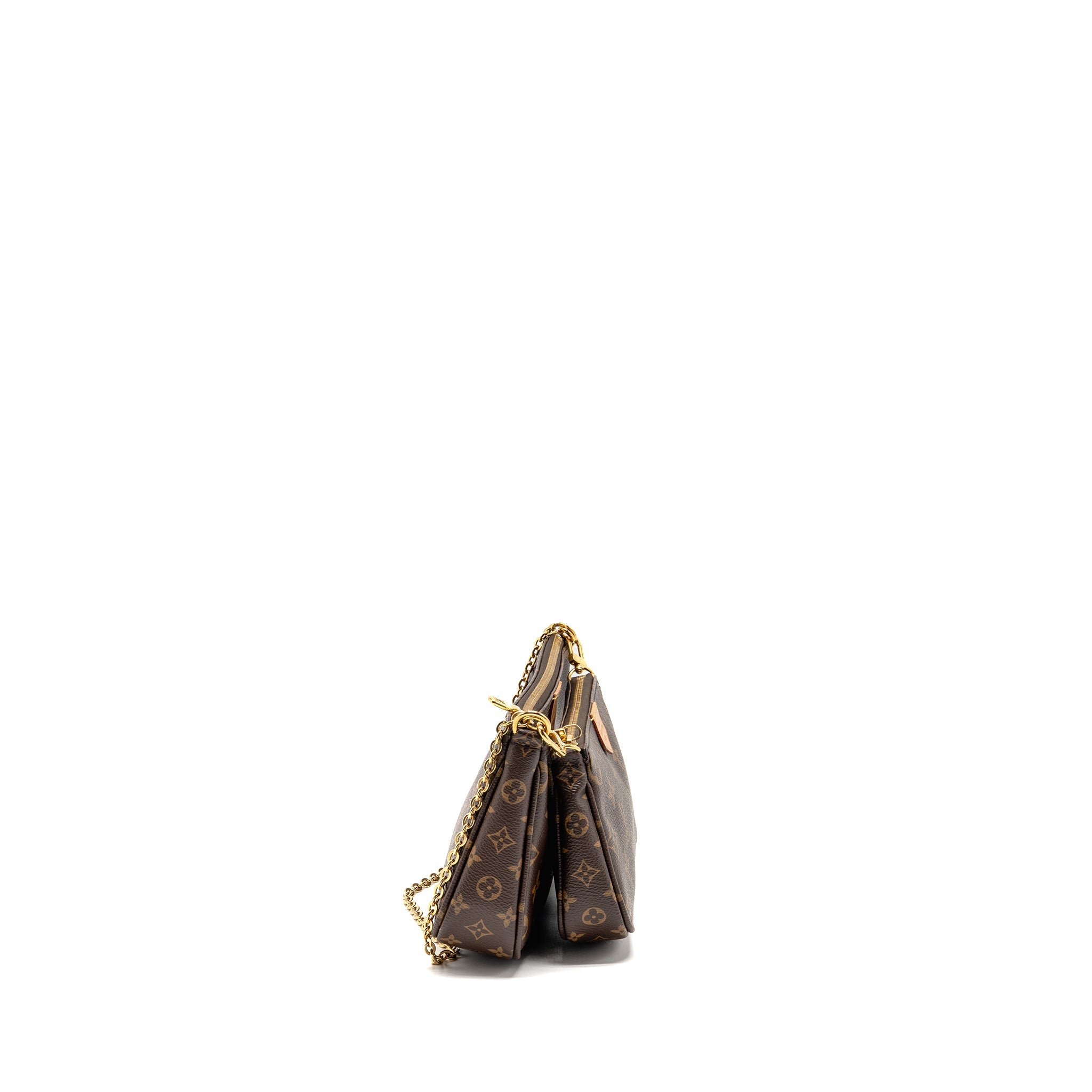 LOUIS VUITTON MULTI POCHETTE ACCESSOIRES MONOGRAM CANVAS KHAKI GHW