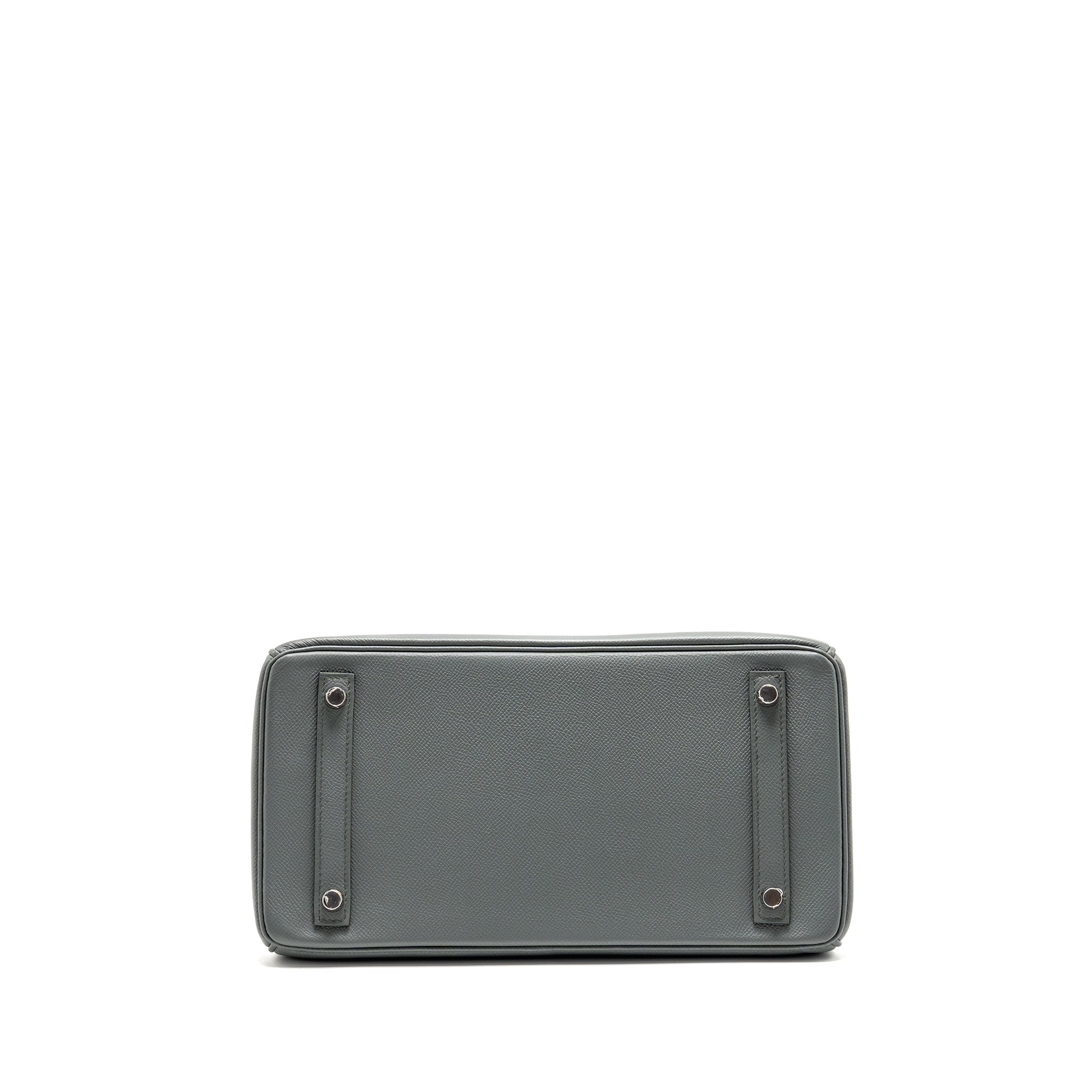 HERMES BIRKIN 30 EPSOM VERT AMANDE SHW