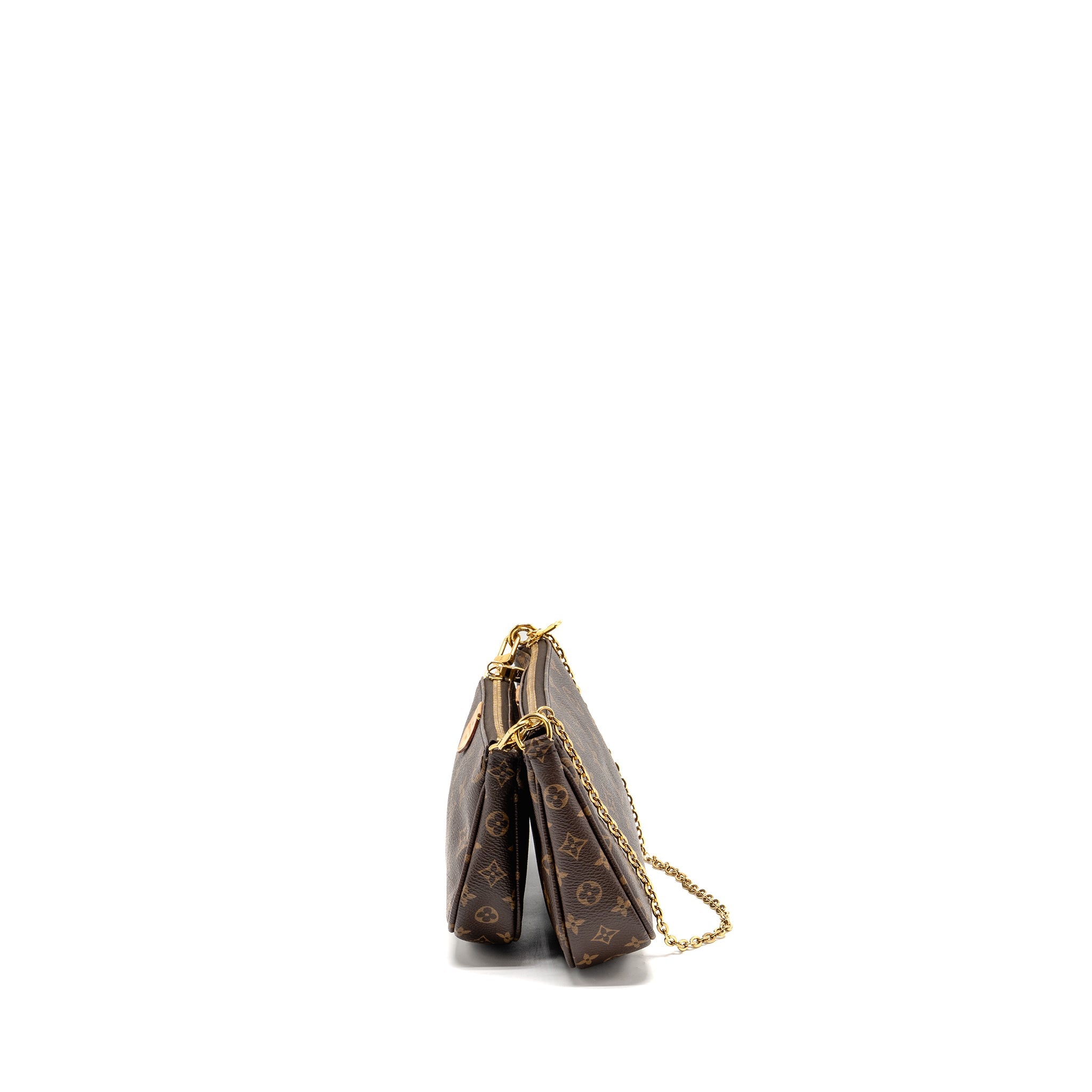 LOUIS VUITTON MULTI POCHETTE ACCESSOIRES MONOGRAM CANVAS KHAKI GHW