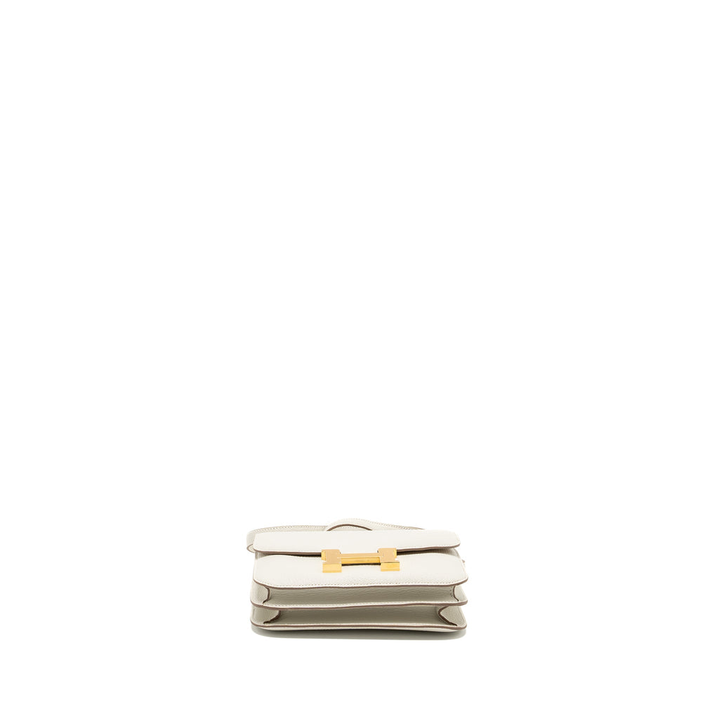 HERMES MINI CONSTANCE CHÈVRE MYSORE MUSHROOM/BISCUIT GHW