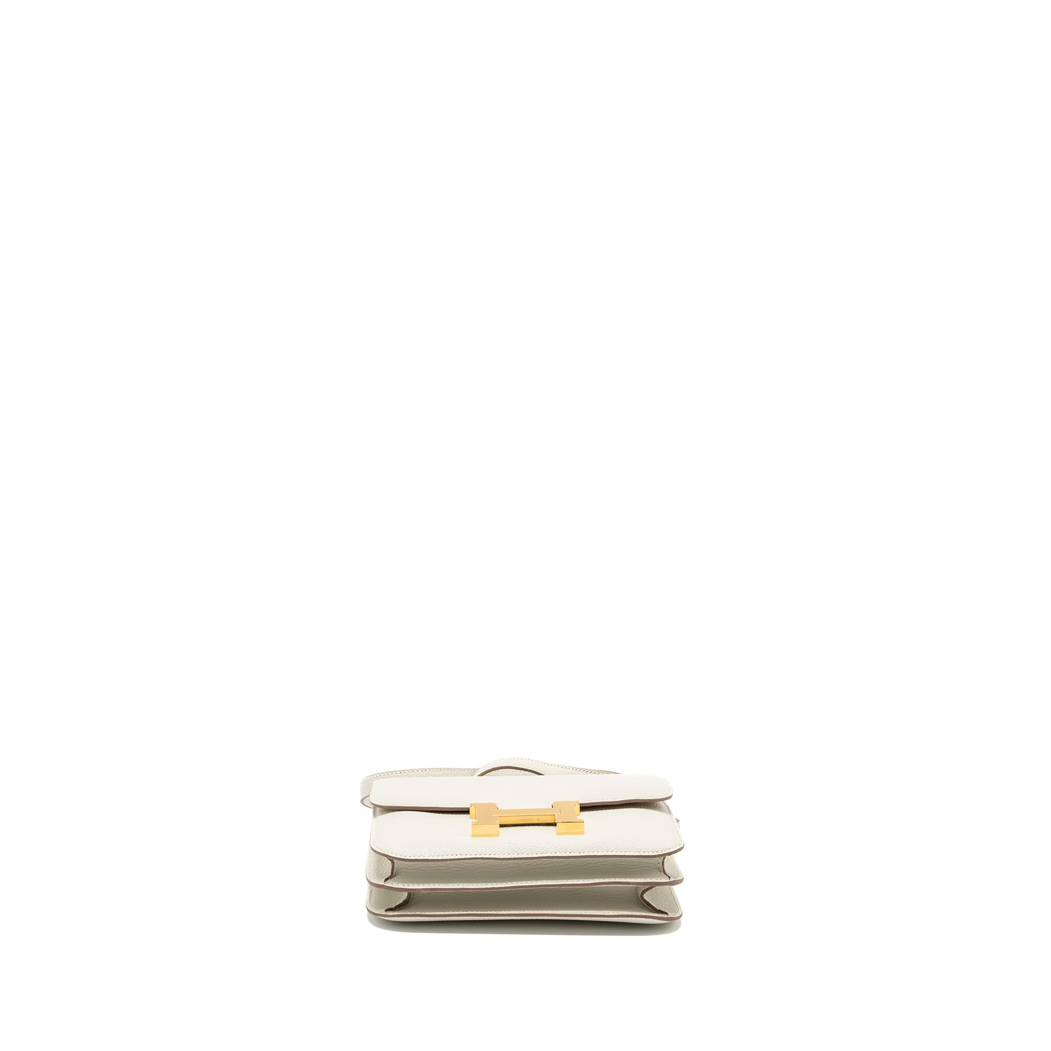 HERMES MINI CONSTANCE CHÈVRE MYSORE MUSHROOM/BISCUIT GHW