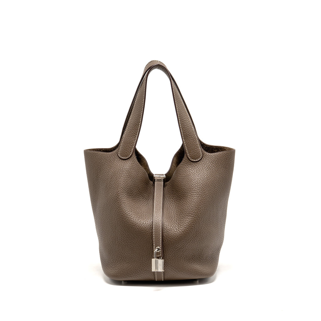 HERMES PICOTIN 22 LOCK BAG CLEMENCE ETOUPE SHW