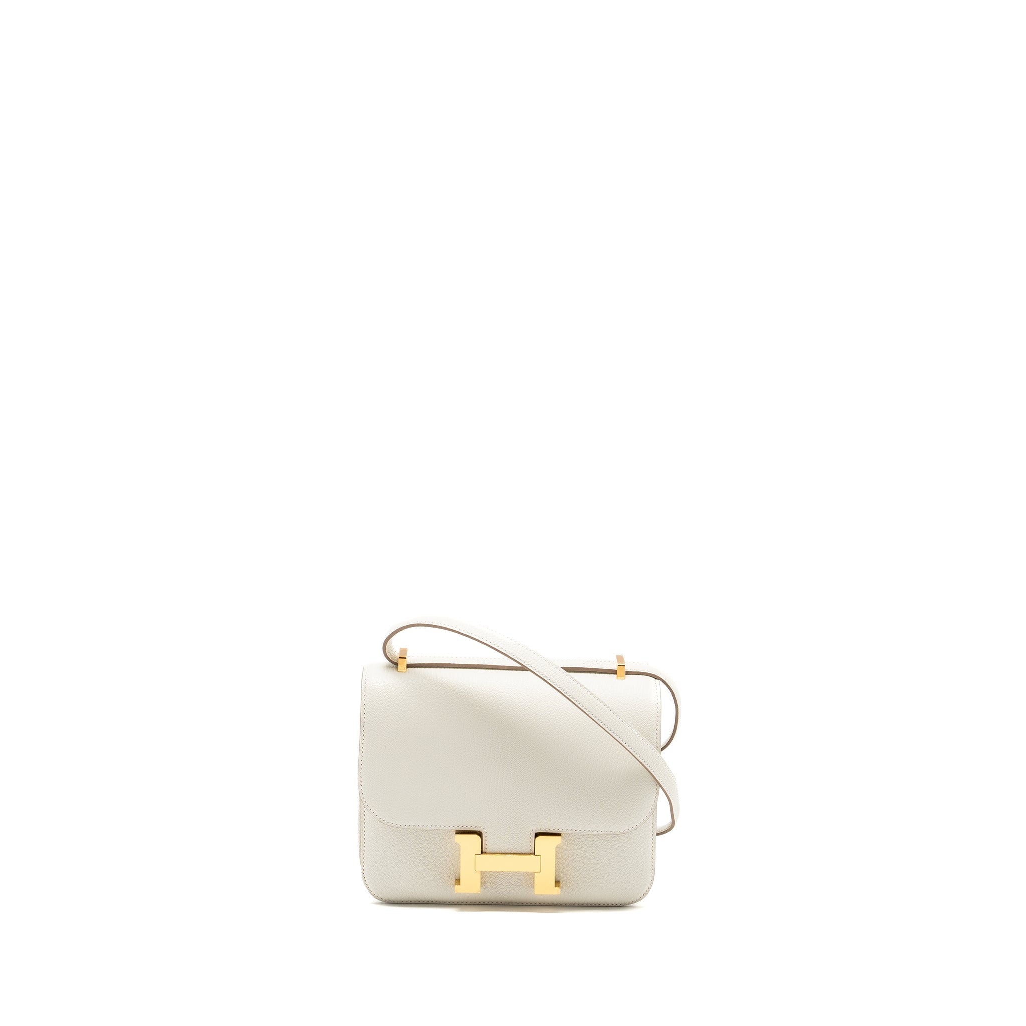 HERMES MINI CONSTANCE CHÈVRE MYSORE MUSHROOM/BISCUIT GHW