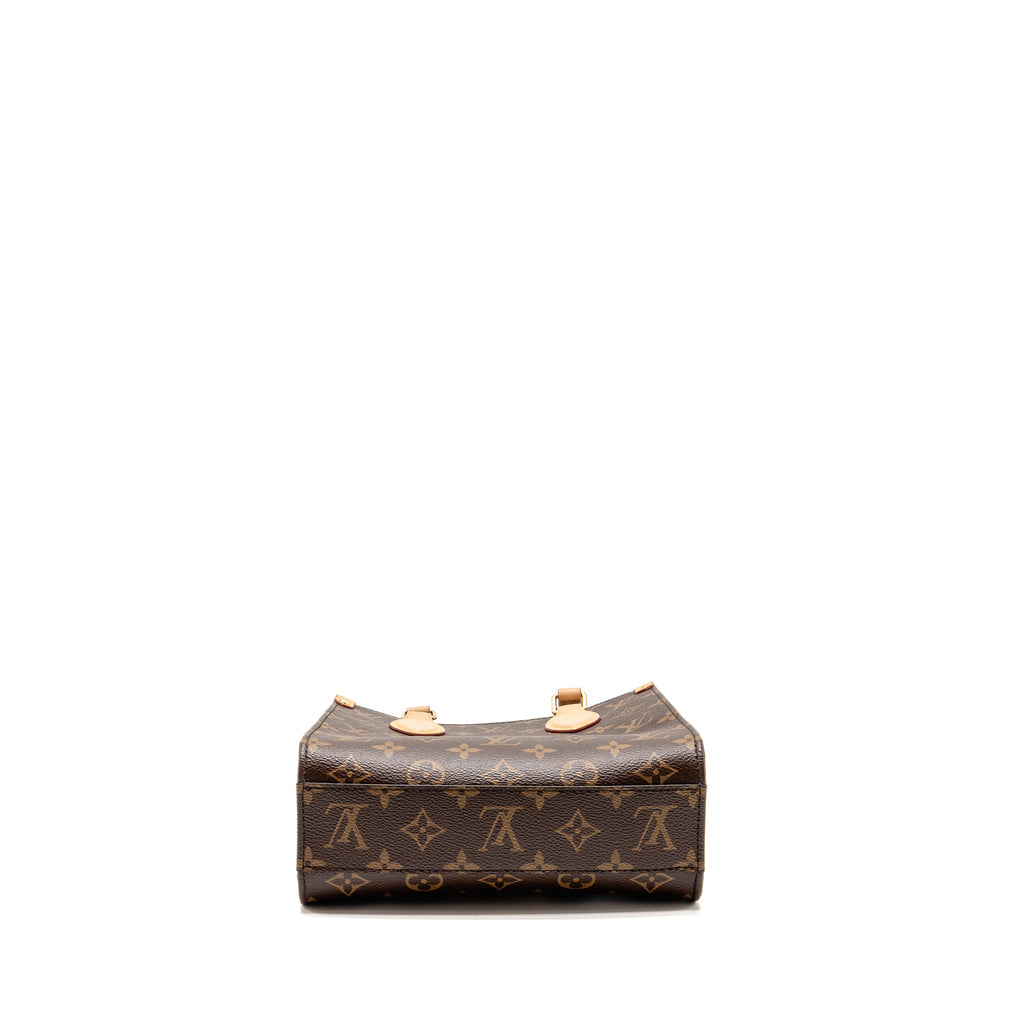 LOUIS VUITTON SAC PLAT BB MONOGRAM CANVAS GHW