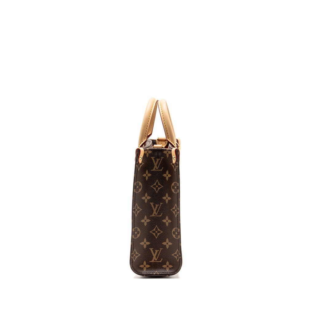 LOUIS VUITTON SAC PLAT BB MONOGRAM CANVAS GHW