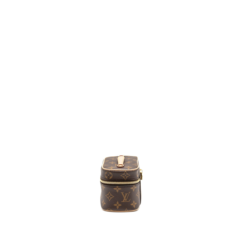 LOUIS VUITTON NICE NANO MONOGRAM CANVAS GHW