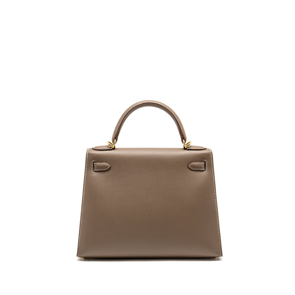 HERMES KELLY 28 EPSOM ETOUPE GHW