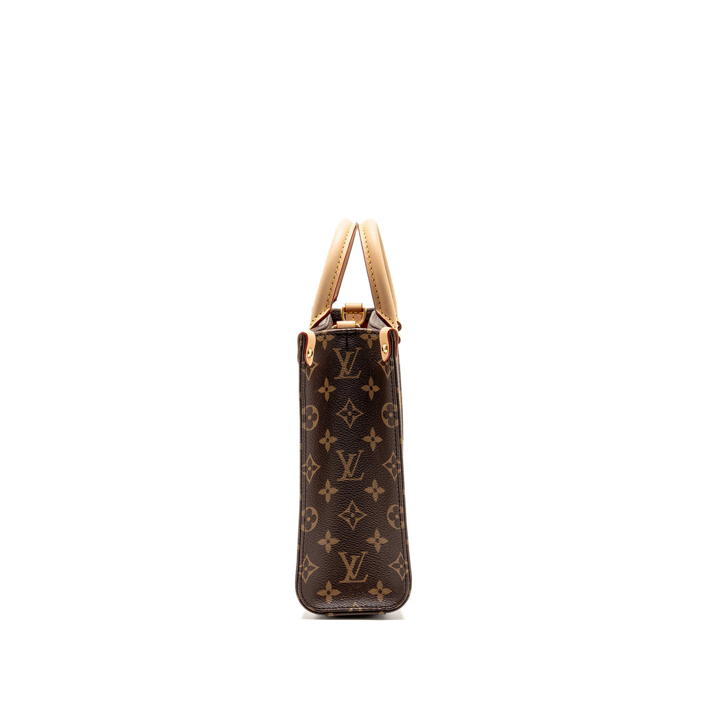LOUIS VUITTON SAC PLAT BB MONOGRAM CANVAS GHW