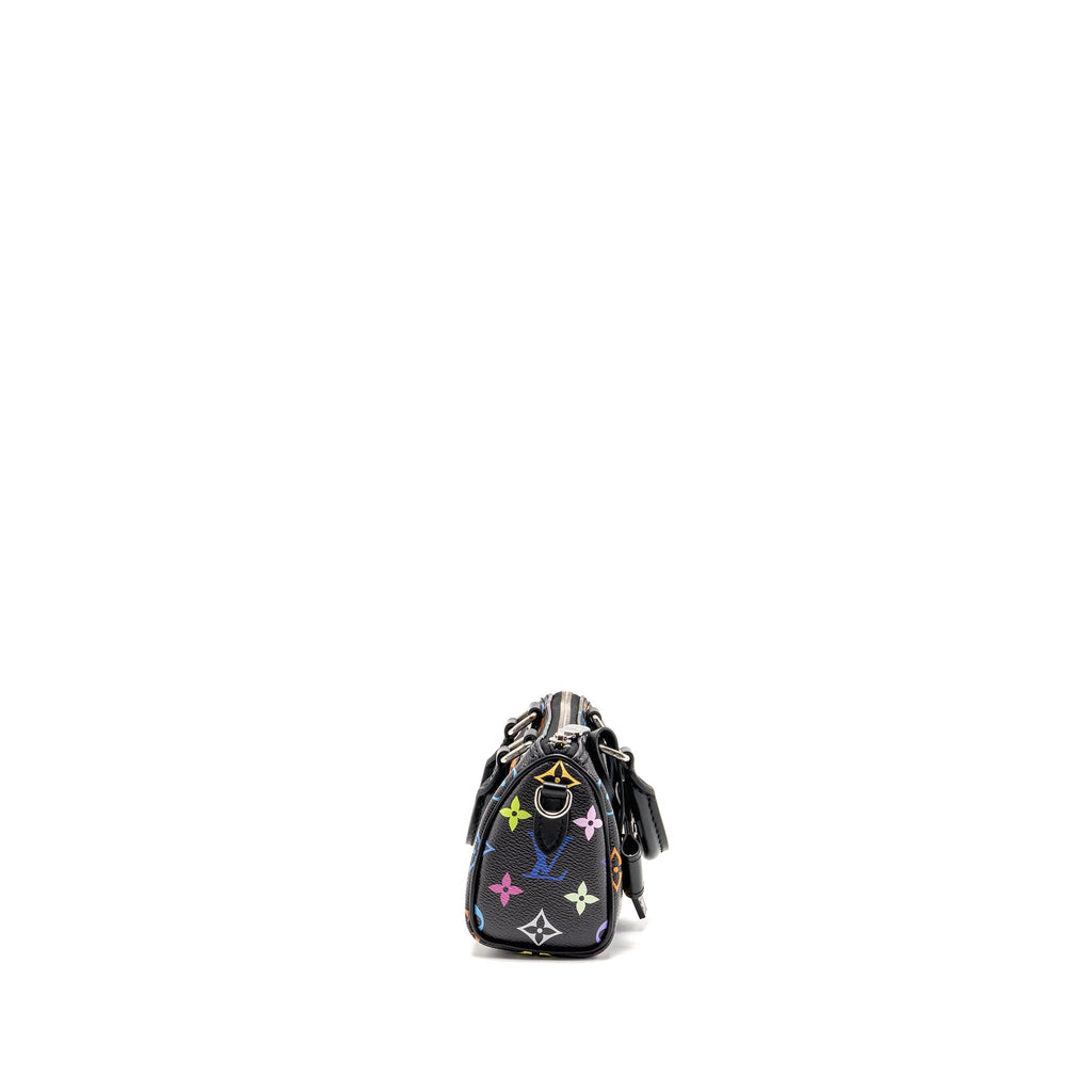 LOUIS VUITTON X TAKASHI MURAKAMI NANO SPEEDY MULTICOLOURED MONOGRAM CANVAS BLACK SHW