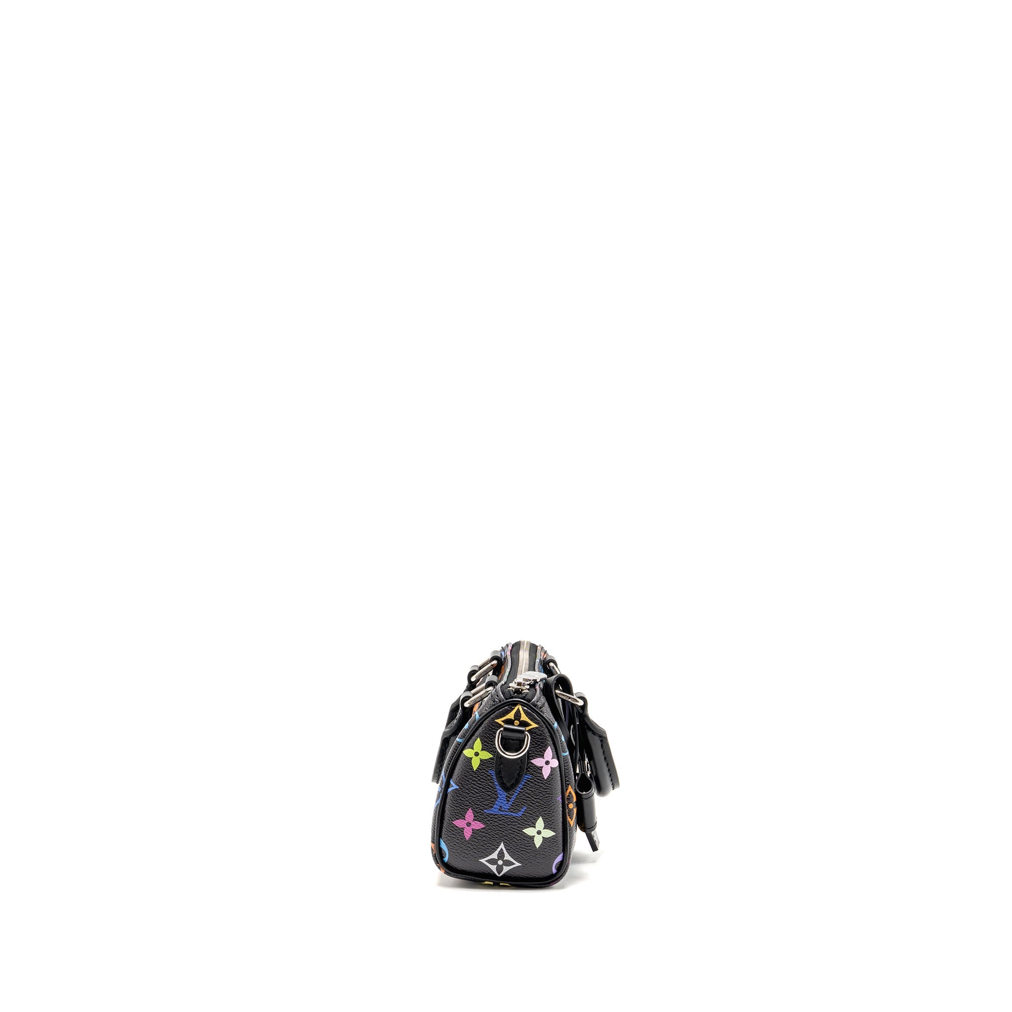 LOUIS VUITTON X TAKASHI MURAKAMI NANO SPEEDY MULTICOLOURED MONOGRAM CANVAS BLACK SHW