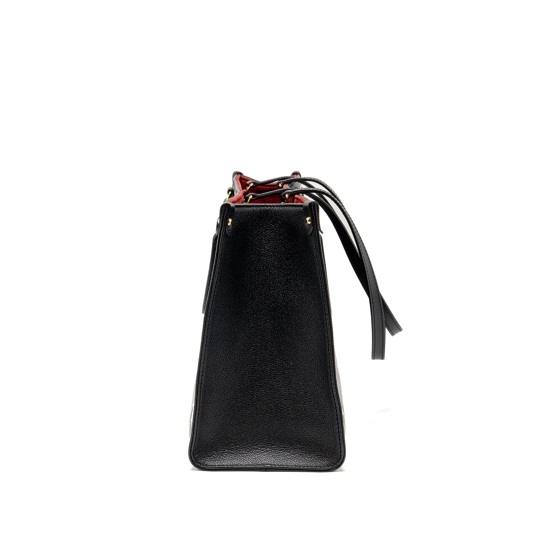LOUIS VUITTON ONTHEGO MM MONOGRAM EMPREINTE LEATHER BLACK/BEIGE GHW