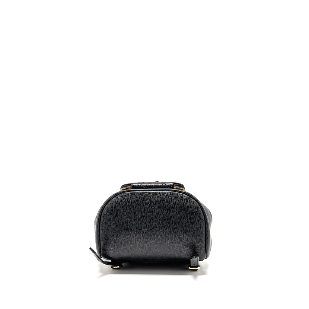 CHANEL AFFINITY BACKPACK CAVIAR BLACK LGHW (MICROCHIP)
