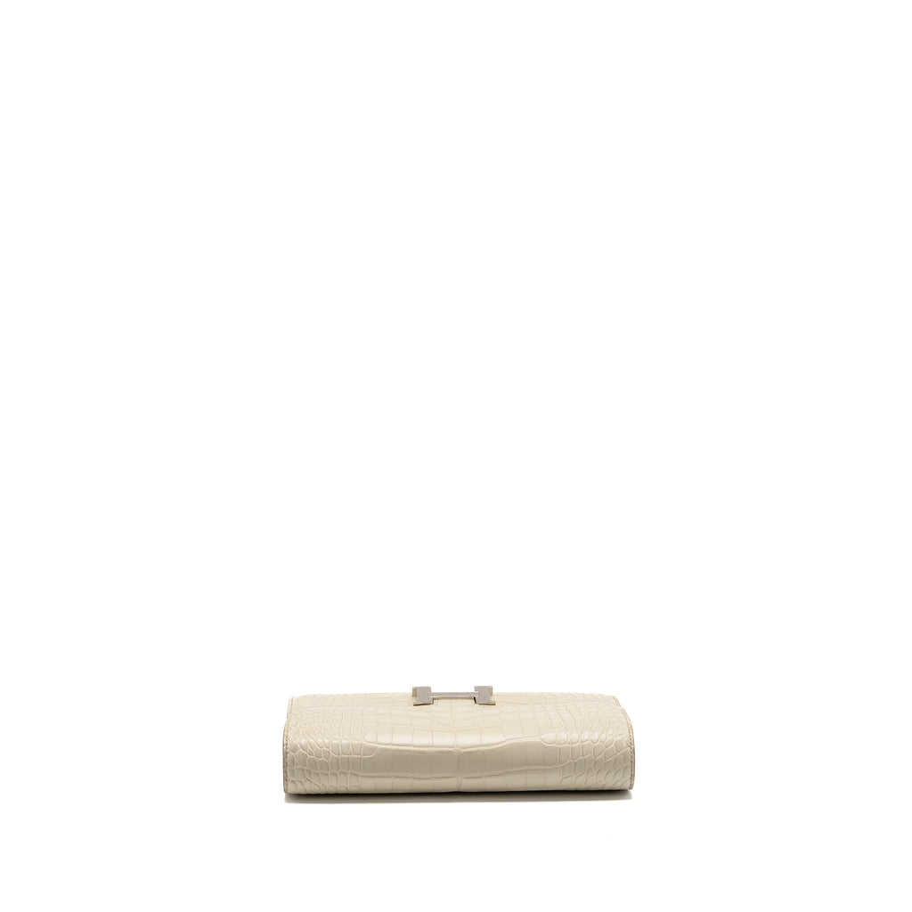 HERMES CONSTANCE TO GO MATTE ALLIGATOR MISSISSIPPIENSIS 8L BETON SHW