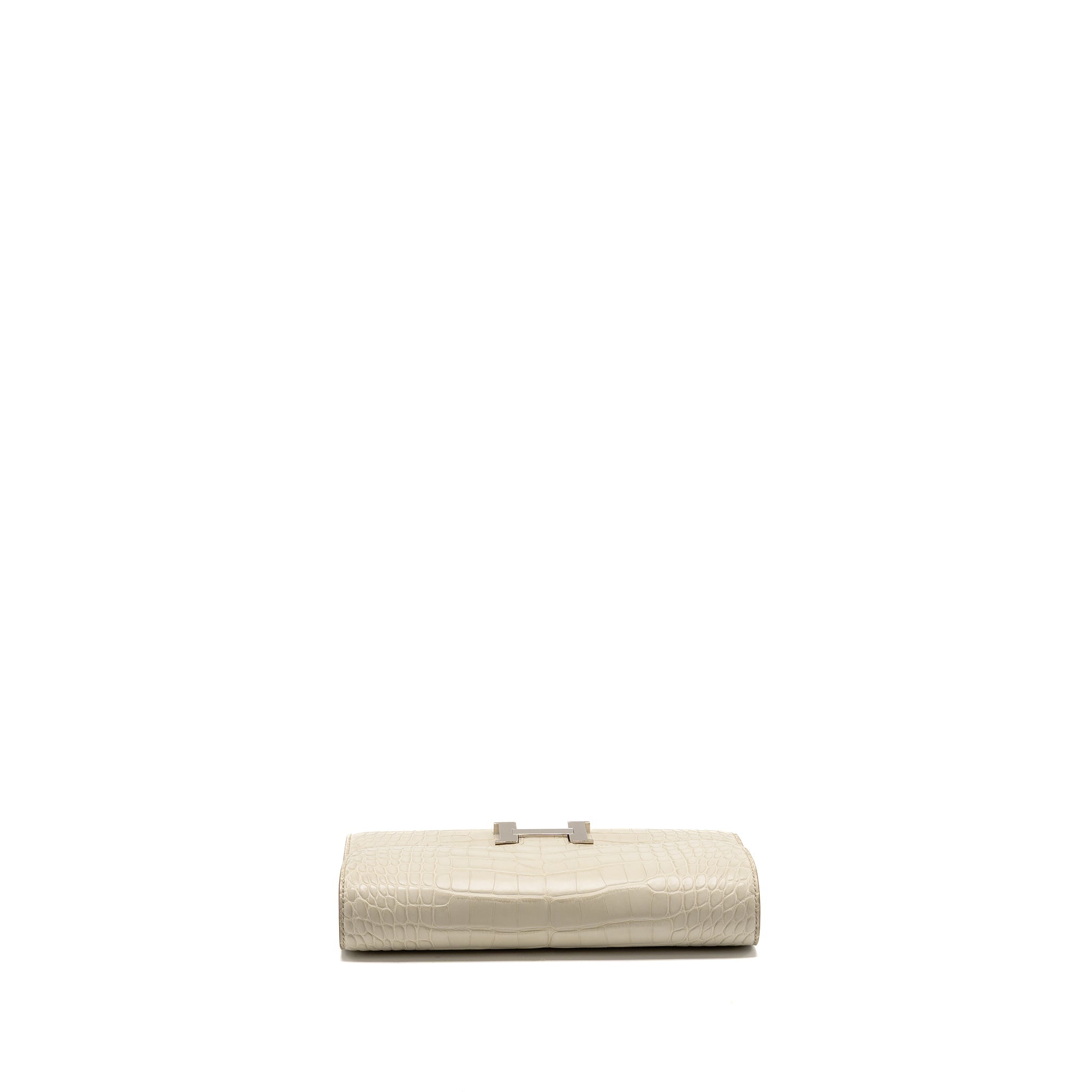 HERMES CONSTANCE TO GO MATTE ALLIGATOR MISSISSIPPIENSIS 8L BETON SHW
