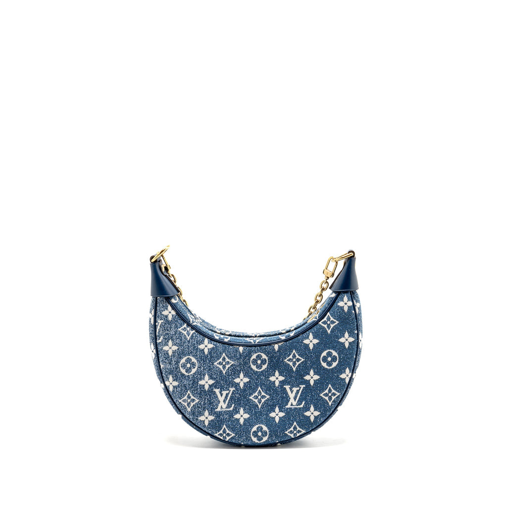 LOUIS VUITTON LOOP BAG DENIM BLUE GHW