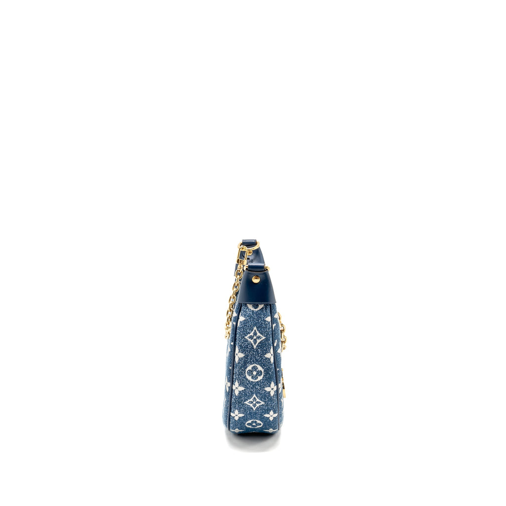 LOUIS VUITTON LOOP BAG DENIM BLUE GHW