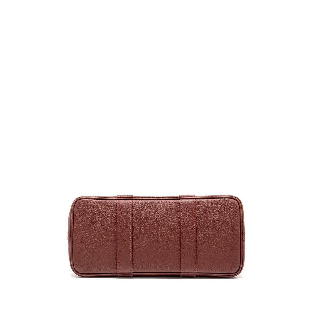 HERMES GARDEN PARTY 30 COUNTRY LEATHER ROUGE H SHW