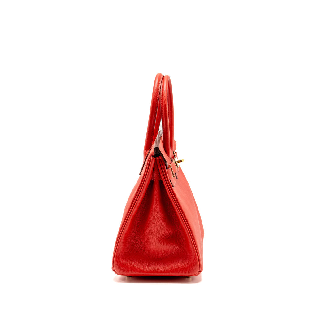 HERMES BIRKIN 30 EPSOM S5 ROUGE TOMATE GHW