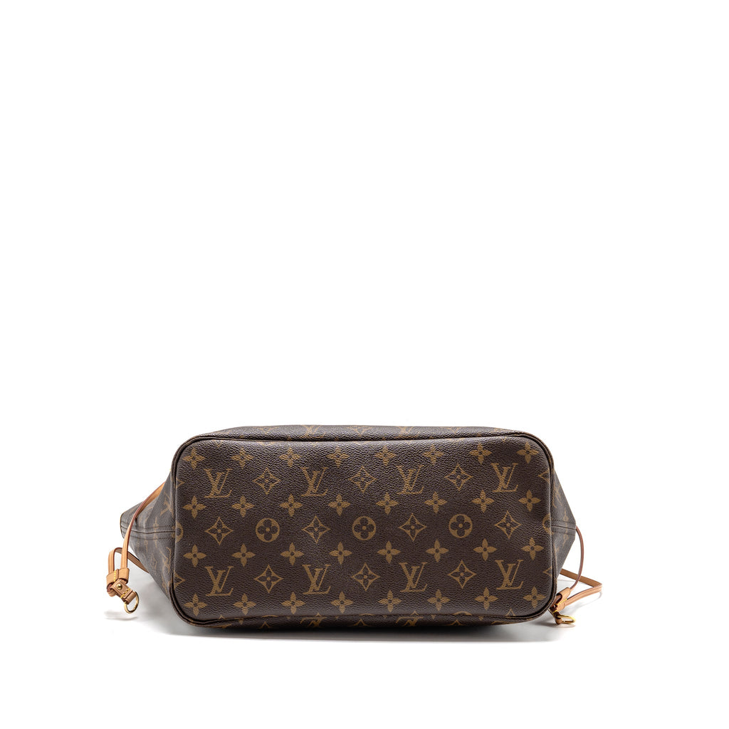 LOUIS VUITTON NEVERFULL MM MONOGRAM CANVAS GHW
