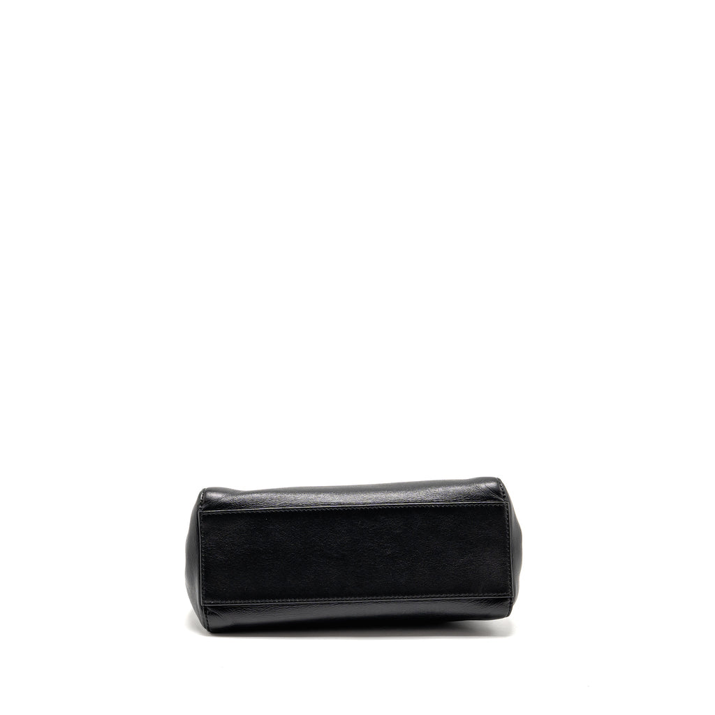 FENDI MINI PEEKABOO LAMBSKIN BLACK GHW