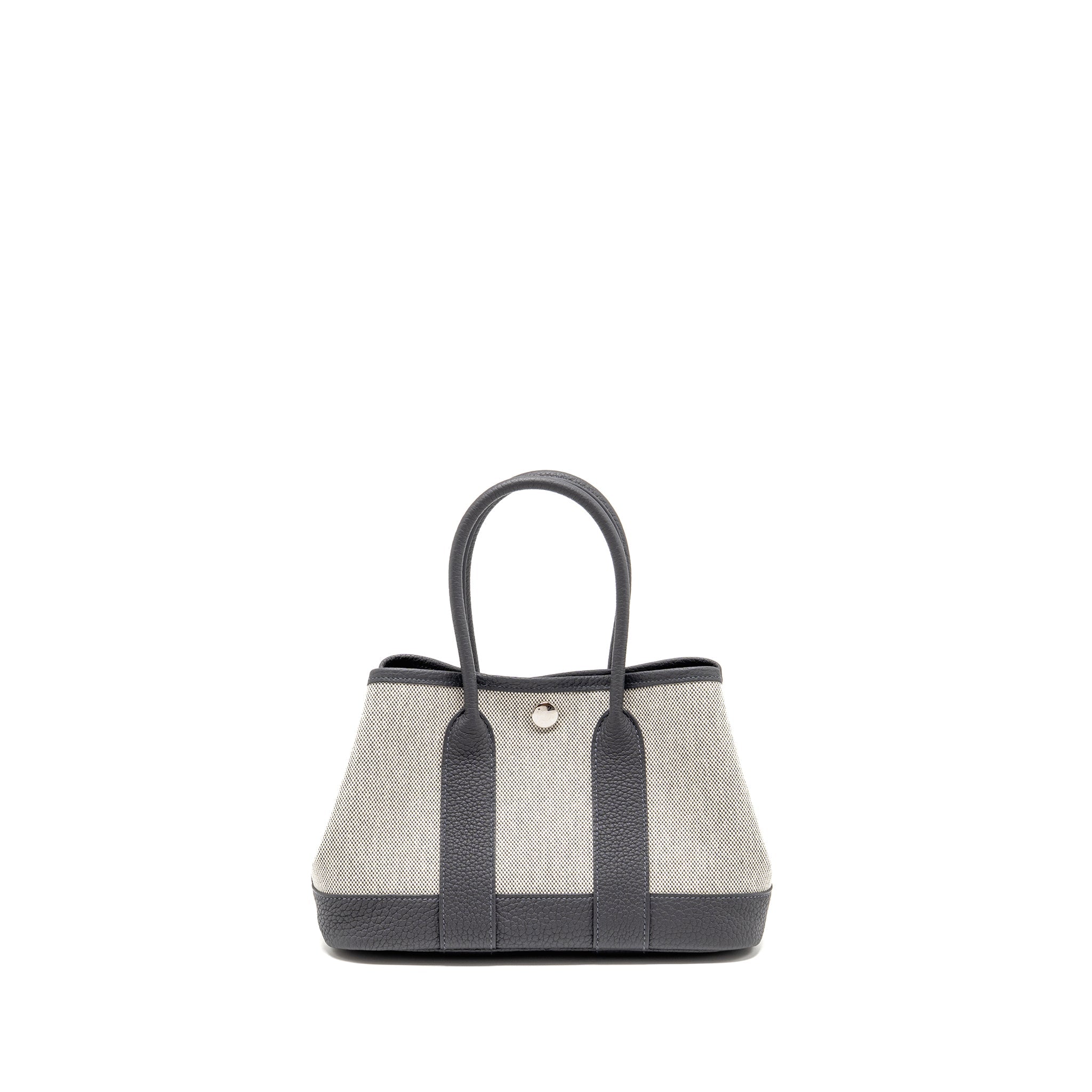 HERMES NEO GARDEN PARTY 23 CANVAS/NEGONDA ECRU/ARDOISE SHW