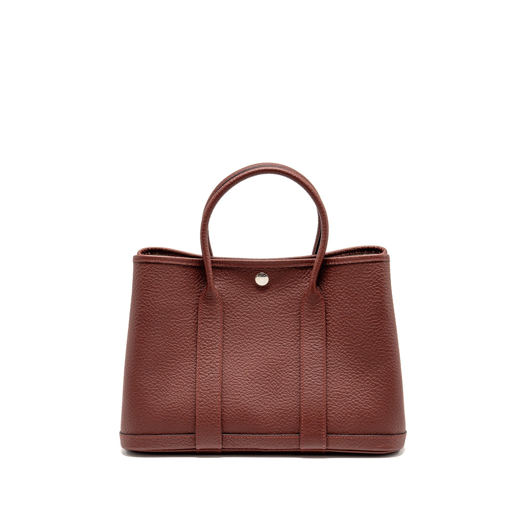 HERMES GARDEN PARTY 30 COUNTRY LEATHER ROUGE H SHW