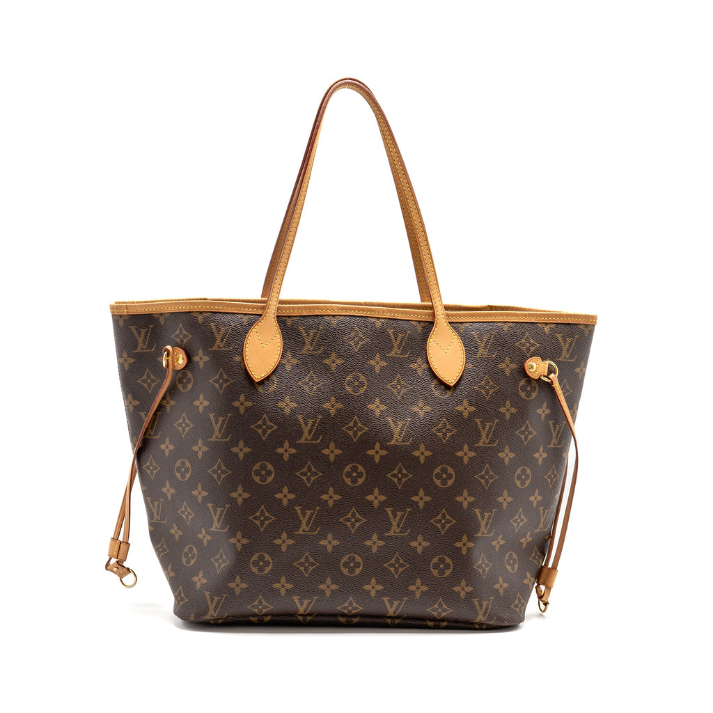 LOUIS VUITTON NEVERFULL MM MONOGRAM CANVAS GHW