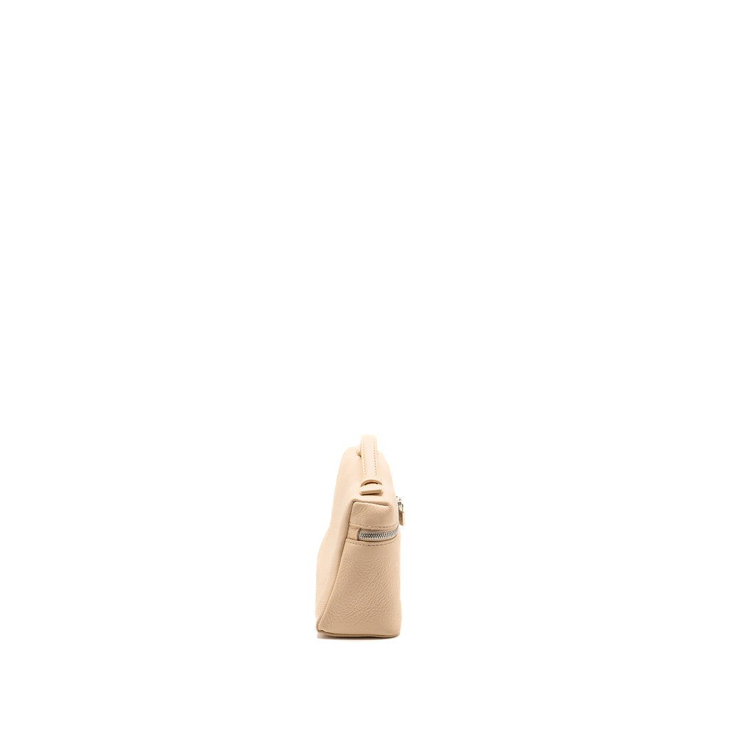 LORO PIANA EXTRA POCKET L19 GRAINED CALFSKIN LIGHT PINK SHW