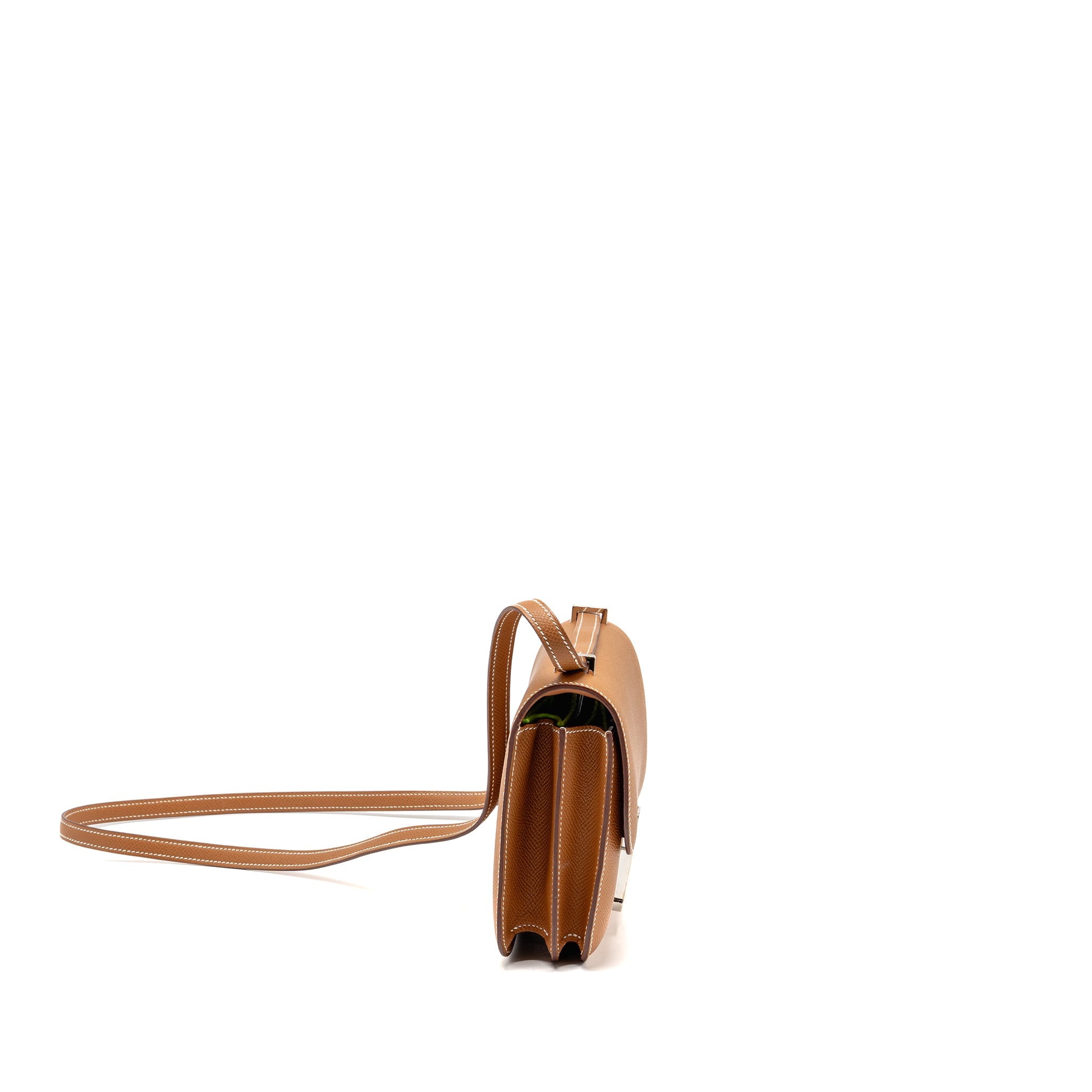 HERMES MINI CONSTANCE EPSOM GOLD SHW