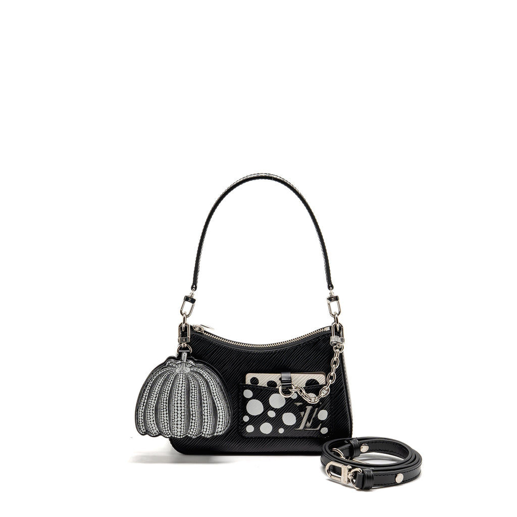 LOUIS VUITTON YAYOI KUSAMA MARELLINI EPI LEATHER BLACK SHW