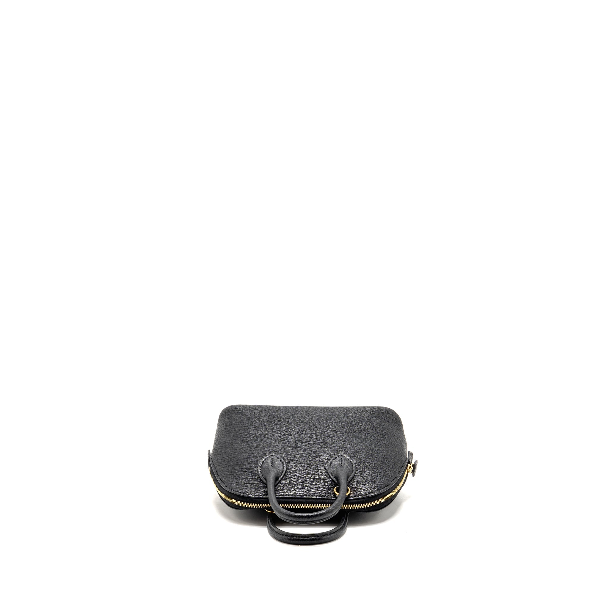 HERMES MINI BOLIDE CHEVRE MYSORE BLACK GHW