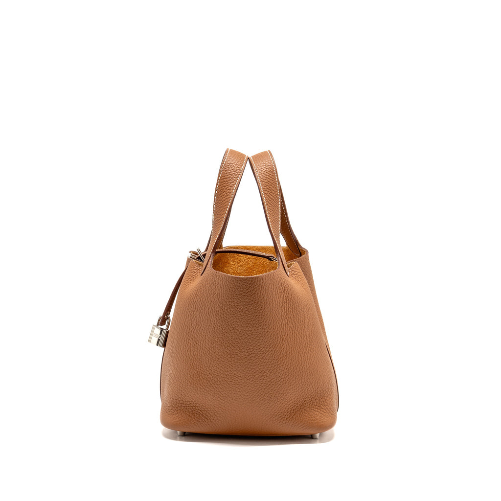 HERMES PICOTIN 18 LOCK BAG CLEMENCE GOLD SHW