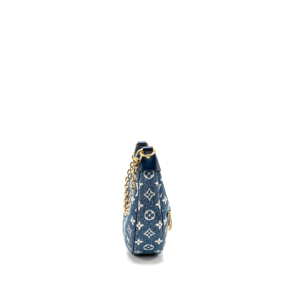 LOUIS VUITTON LOOP BAG DENIM BLUE GHW