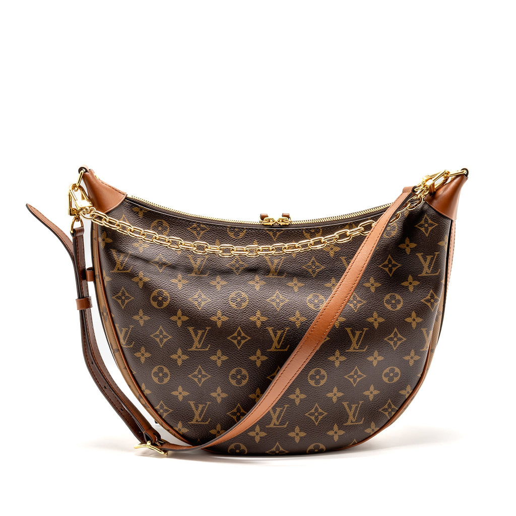 LOUIS VUITTON LOOP HOBO BAG MONOGRAM CANVAS GHW