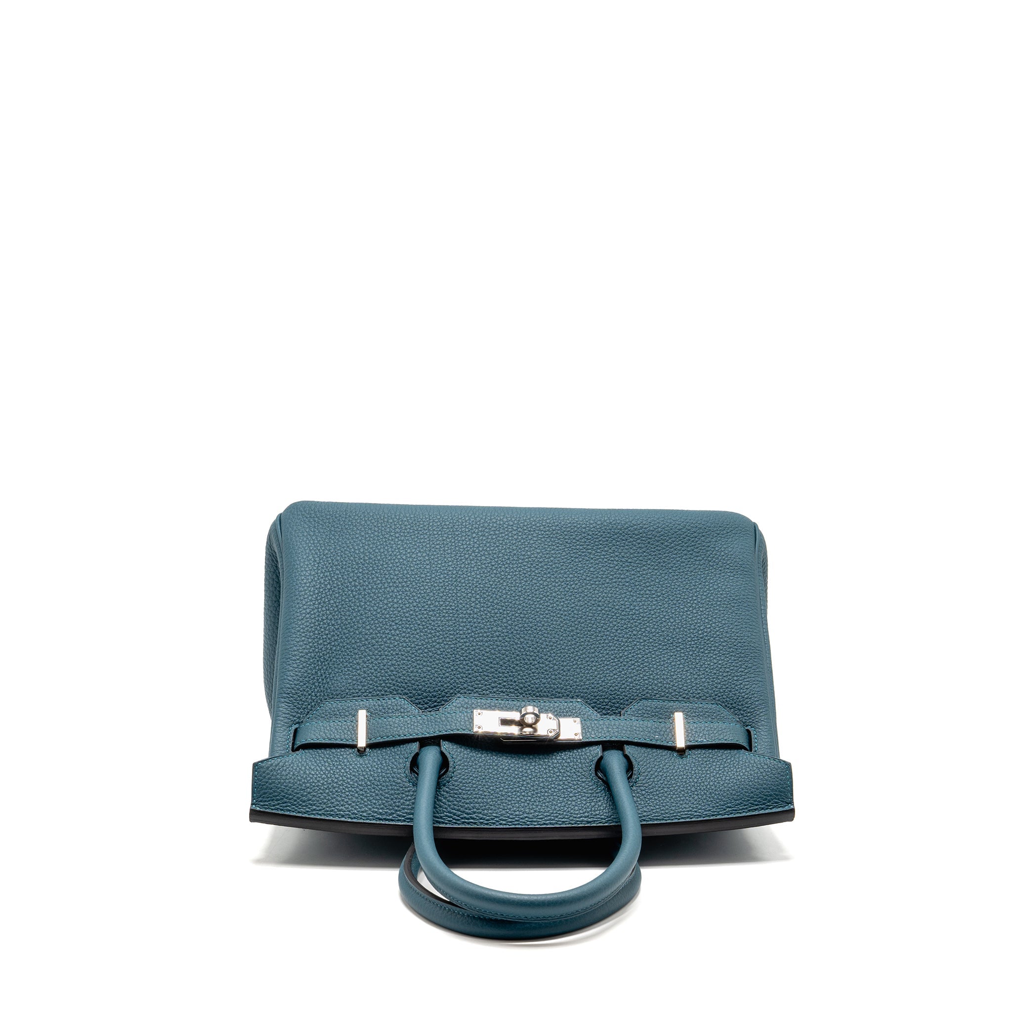 HERMES BIRKIN 30 TOGO VERT BOSPHORUS / BLUE OCEAN SHW