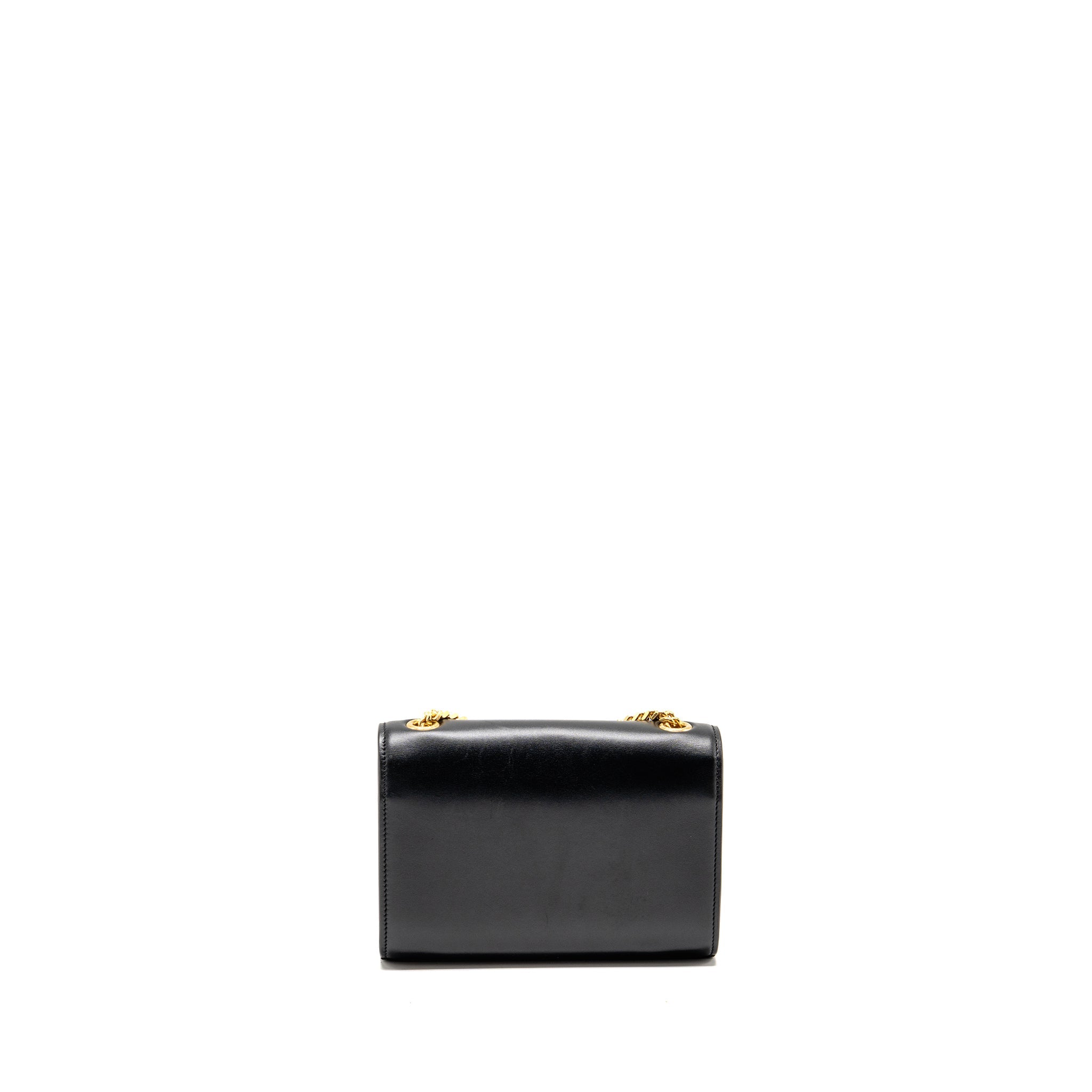 SAINT LAURENT/YSL MINI KATE TASSEL BAG CALFSKIN BLACK GHW