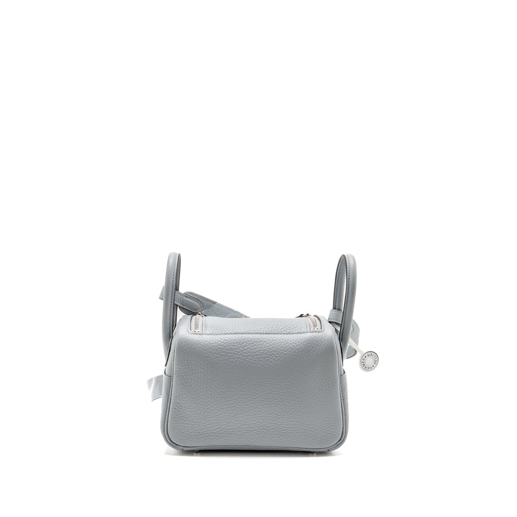 HERMES MINI LINDY II CLEMENCE GRIS PANTIN SHW