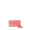 HERMES CLASSIC KELLY TO GO EPSOM ROSE CONFETTI SHW