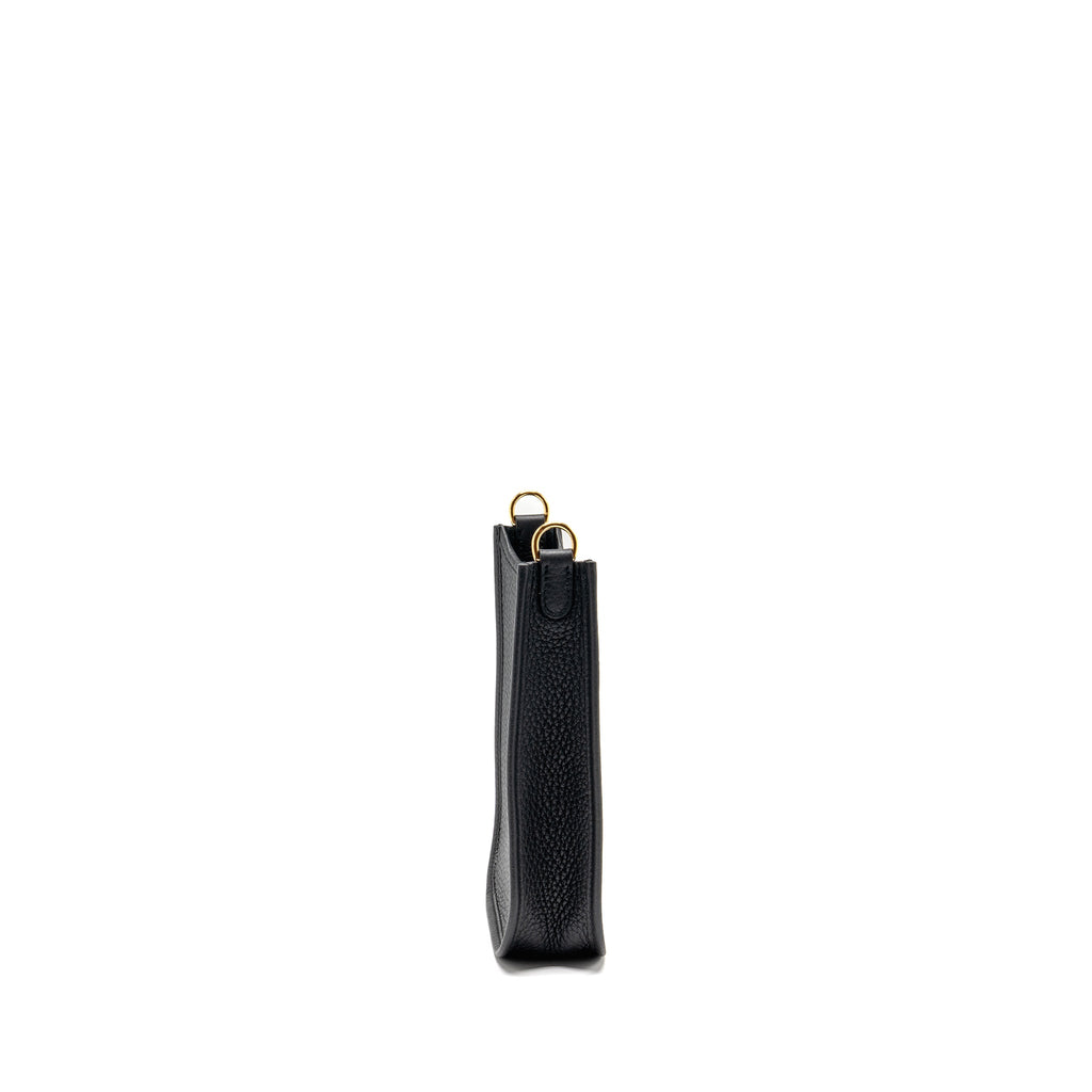 HERMES MINI EVELYNE CLEMENCE BLACK GHW